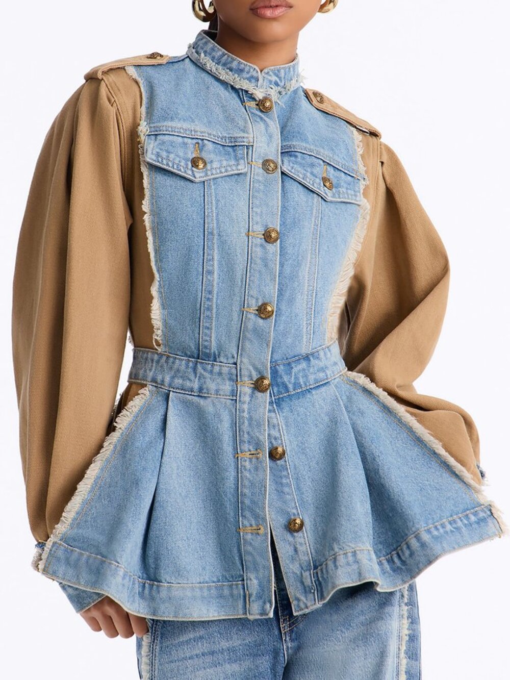 Reconstructed Denim Jacket